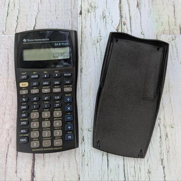 Texas Instruments BA II Plus Financial Calculator With Cover - Picture 2 of 8